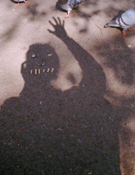 As i was on a walk Selfie-shadow-bird-cigaret-tom-huber