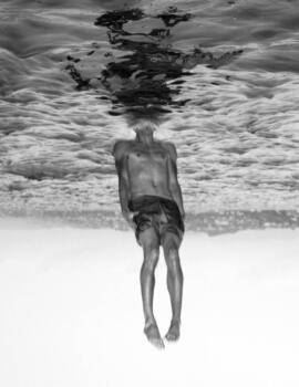 Monster Menschen Tiere hirsch-water-lake-zurich-jump-tom-huber